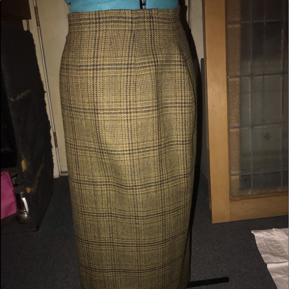 Jones of New York plaid pencil skirt